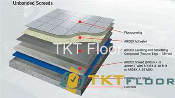 Cầu trúc vữa lót nền dạng không liên kết