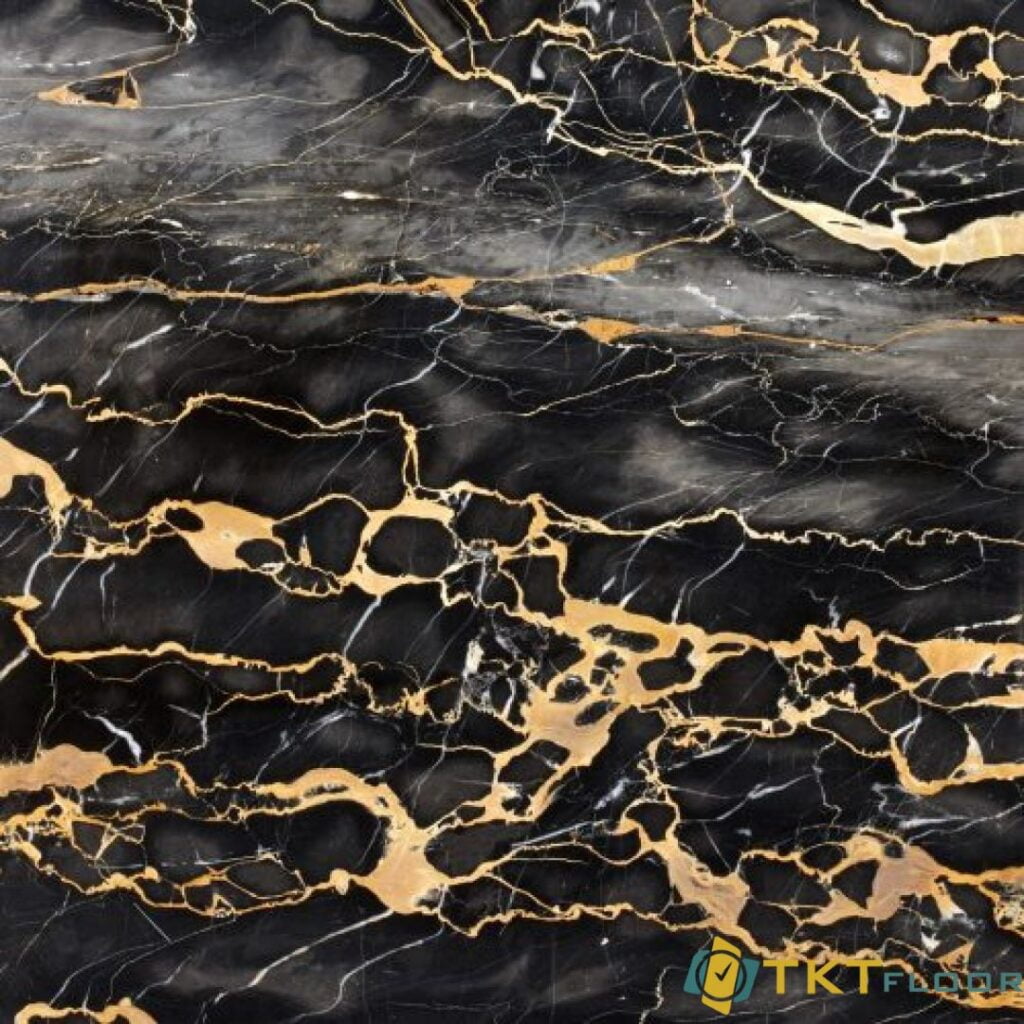 Đá marble black and golden (vân chỉ vàng) - Portoro