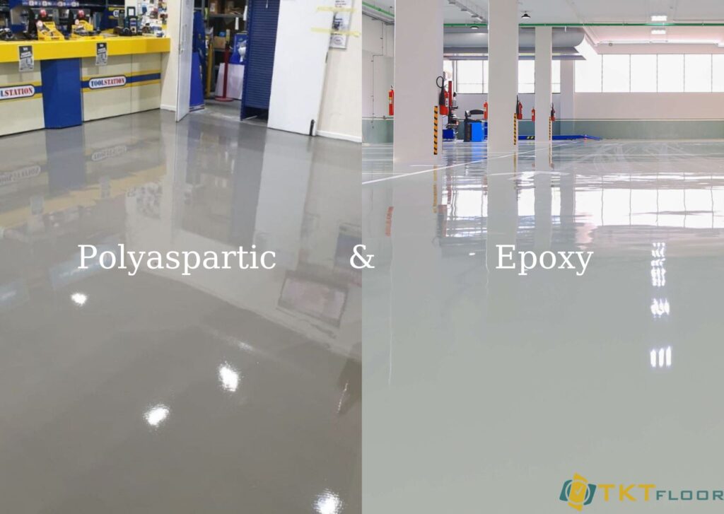 Images: polyaspartic and epoxy 