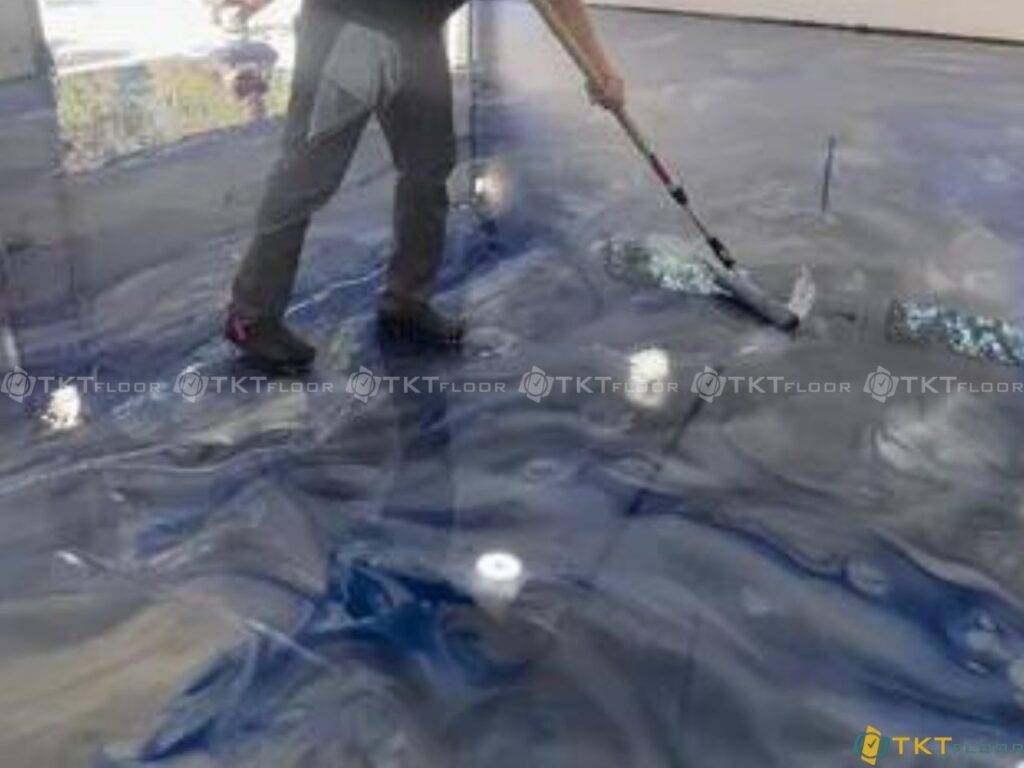 Phủ lớp epoxy finishing hoàn thiện